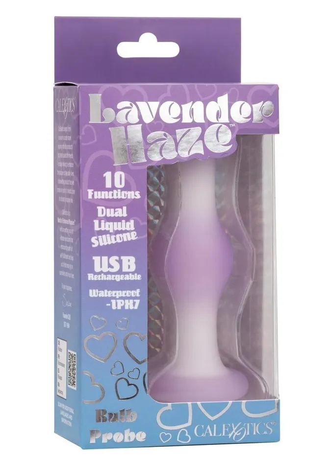 Anal Lavender Haze Lavender Haze Bulb Probe Silicone Rechargeable Anal Plug