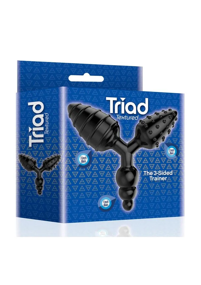 Anal THE 9S The 9s Triad 3 Way Textured Butt Plug