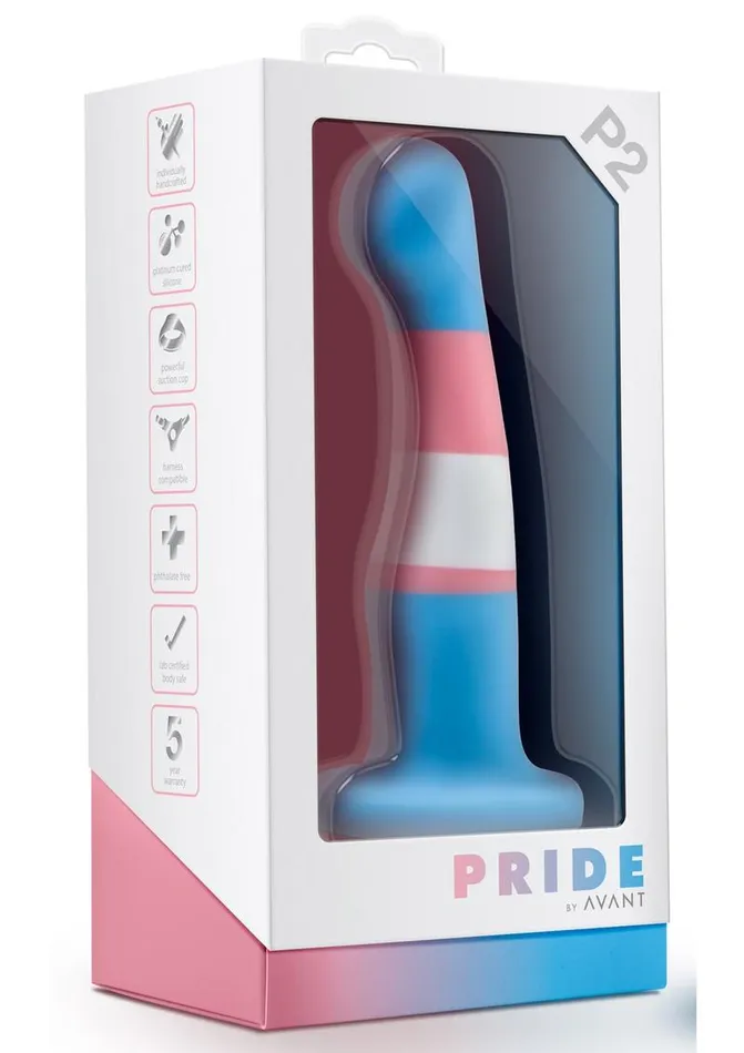 Avant Dildos Avant Pride P2 True Blue Silicone Dildo Avant Dildos Avant Pride P2 True Blue Silicone Dildo