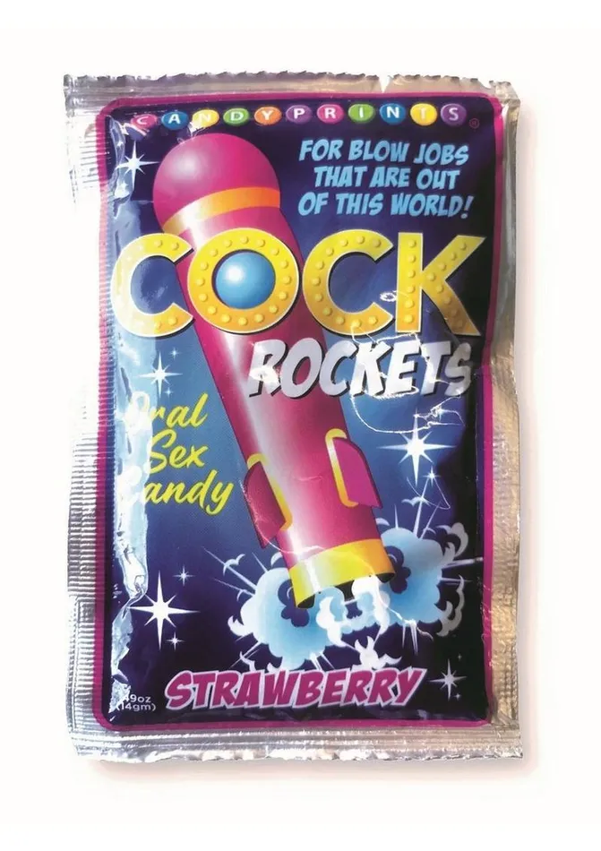 Candyprints Candy Dildos Cock Rockets Oral Sex Candy Strawberry