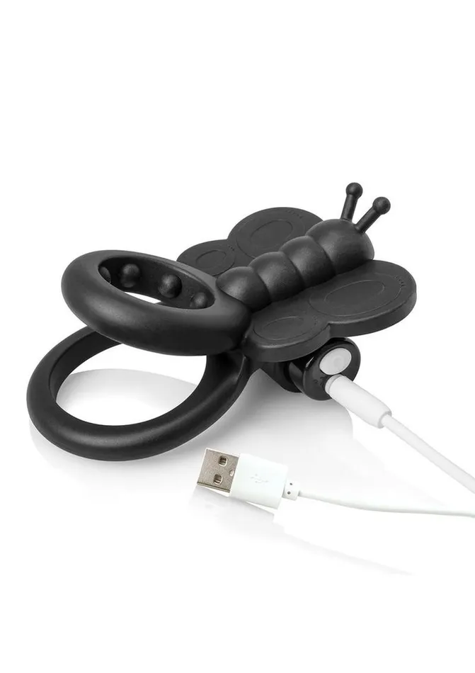 Charged Male Sex Toys Charged Monarch USB Rechargeable Butterfly Vibe Silicone Cock Ring Waterproof Charged Male Sex Toys Charged Monarch USB Rechargeable Butterfly Vibe Silicone Cock Ring Waterproof