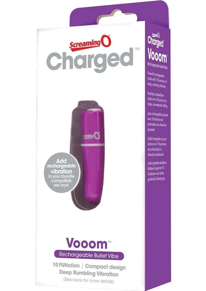 Charged Vooom Rechargeable Waterproof Bullet Vibrator Charged Female Sex Toys Charged Vooom Rechargeable Waterproof Bullet Vibrator Charged Female Sex Toys