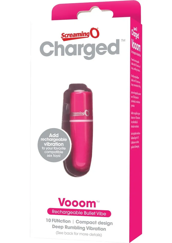 Charged Vooom Rechargeable Waterproof Bullet Vibrator Charged Female Sex Toys Charged Vooom Rechargeable Waterproof Bullet Vibrator Charged Female Sex Toys