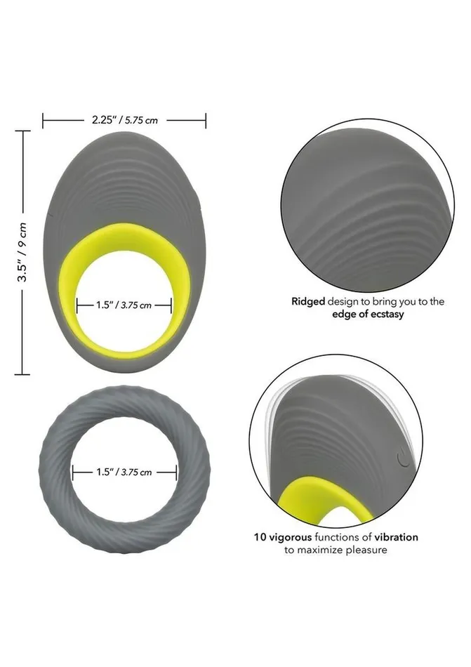Couples Link Up Link Up Edge Silicone Vibrating Cock Ring