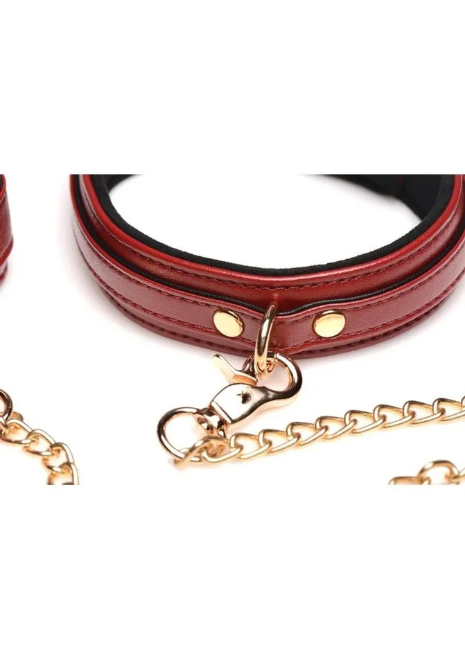 Couples Master Series Bondage Set Cuffs Collar and Leash Master Series