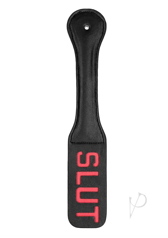 Couples Ouch Ouch Leather Paddle Slut