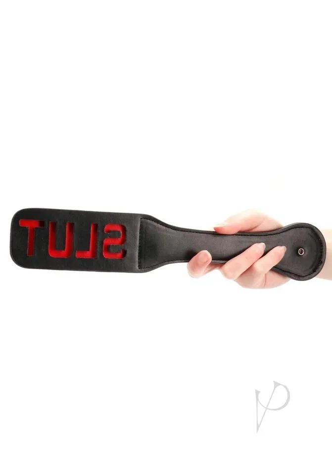 Couples Ouch Ouch Leather Paddle Slut