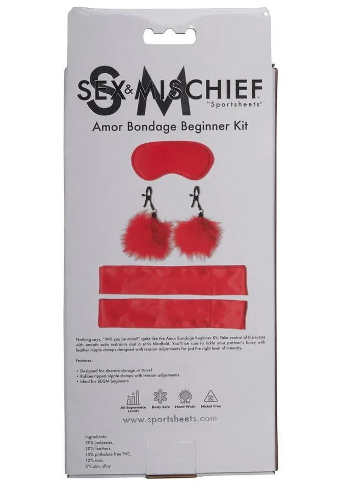 Couples Sex and Mischief Amor Bondage Beginner Kit Sex and Mischief