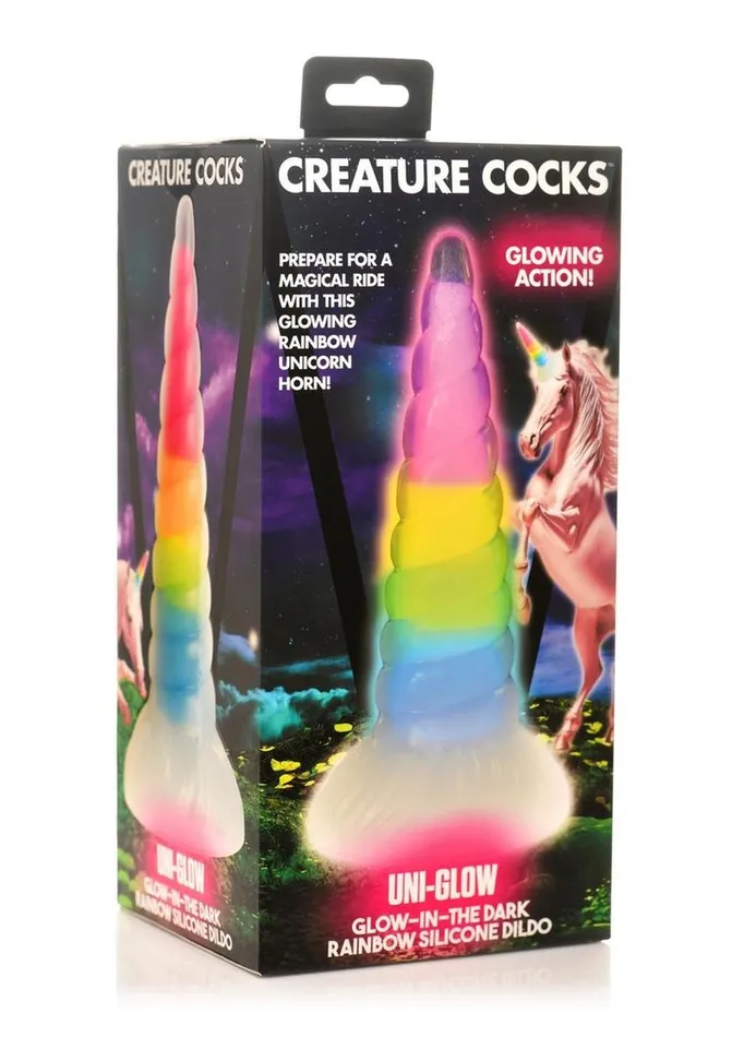 Creature Cocks UniGlow Glow In The Dark Silicone Dildo Creature Cocks Dildos Creature Cocks UniGlow Glow In The Dark Silicone Dildo Creature Cocks Dildos