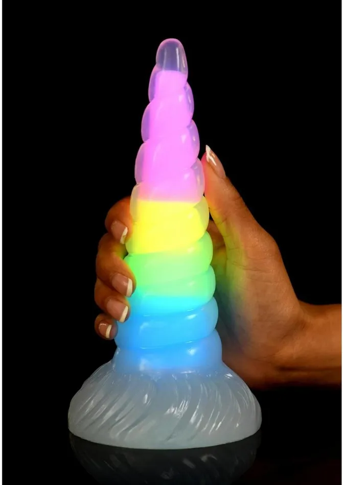 Creature Cocks UniGlow Glow In The Dark Silicone Dildo Creature Cocks Dildos