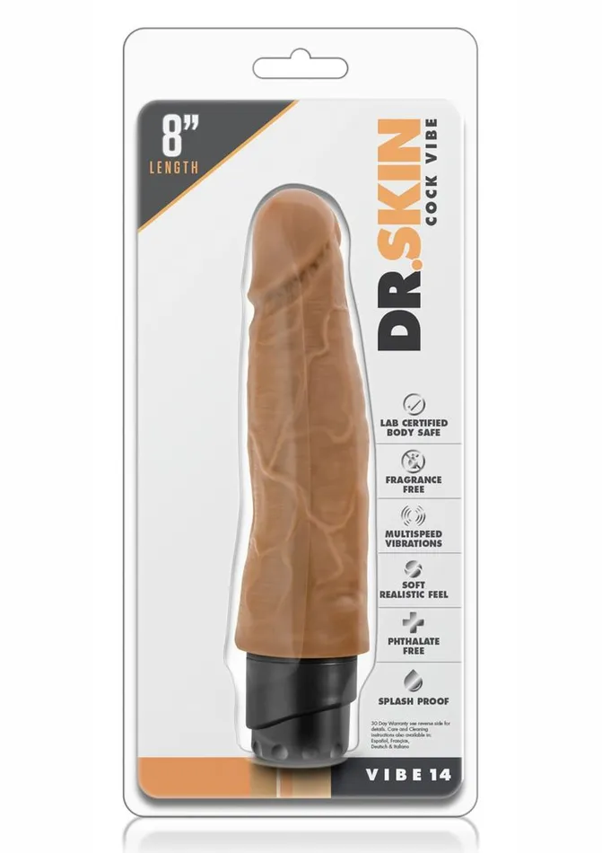 Dr Skin Cock Vibe 14 Vibrating Dildo Dr Skin Female Sex Toys