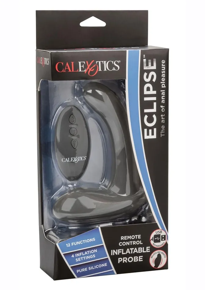 Eclipse Male Sex Toys Eclipse Remote Control Inflatable Silicone Anal Probe