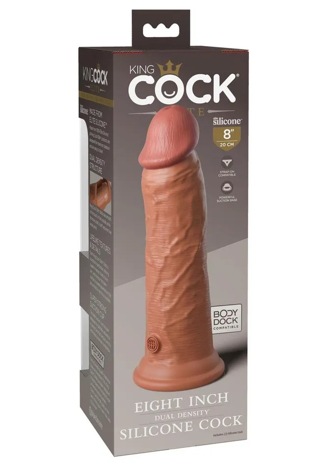Female Sex Toys King Cock Elite Dual Density Silicone Dildo King Cock