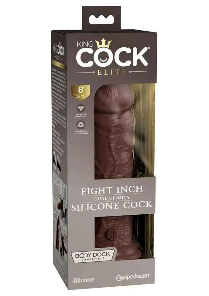 Female Sex Toys King Cock Elite Dual Density Silicone Dildo King Cock