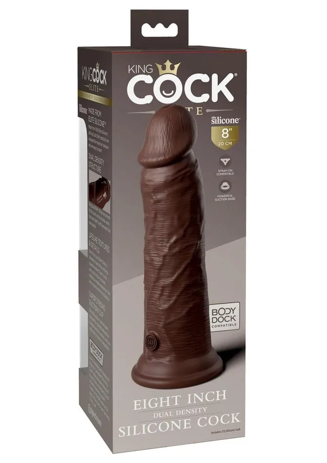 Female Sex Toys King Cock Elite Dual Density Silicone Dildo King Cock