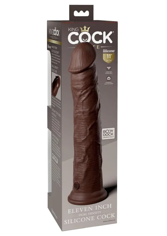 Female Sex Toys King Cock Elite Dual Density Silicone Dildo King Cock