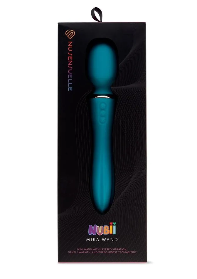 Female Sex Toys Nu Sensuelle Nu Sensuelle Mika Nubii Rechargeable Silicone Mini Wand