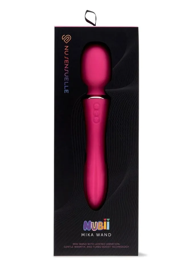 Female Sex Toys Nu Sensuelle Nu Sensuelle Mika Nubii Rechargeable Silicone Mini Wand