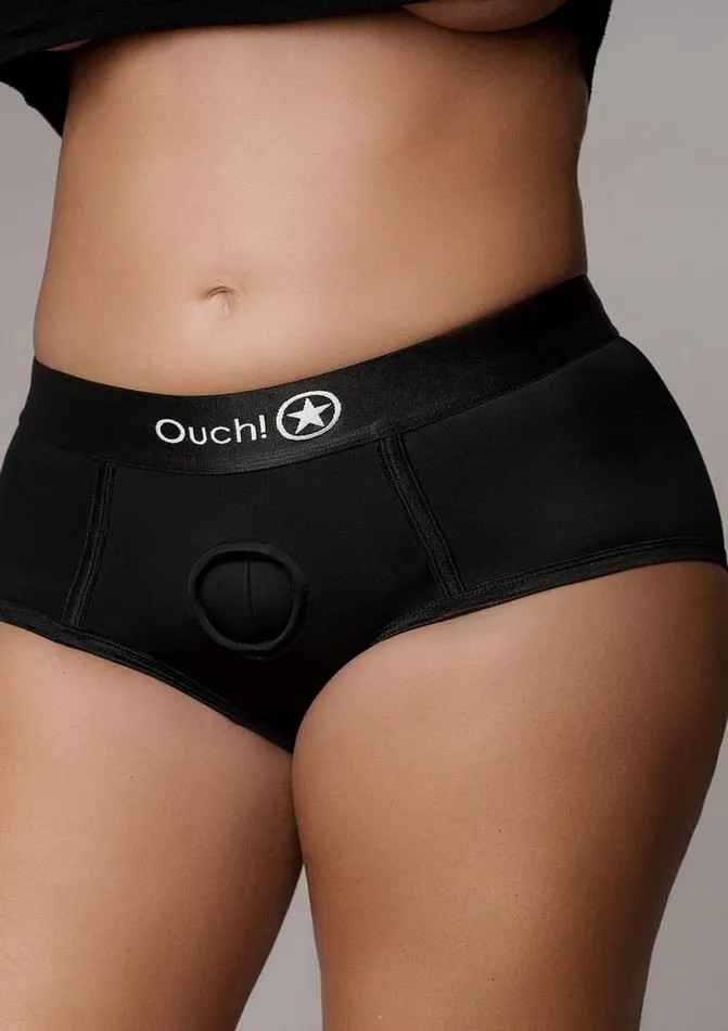 Female Sex Toys Ouch Vibrating StrapOn Brief Rechargeable Ouch