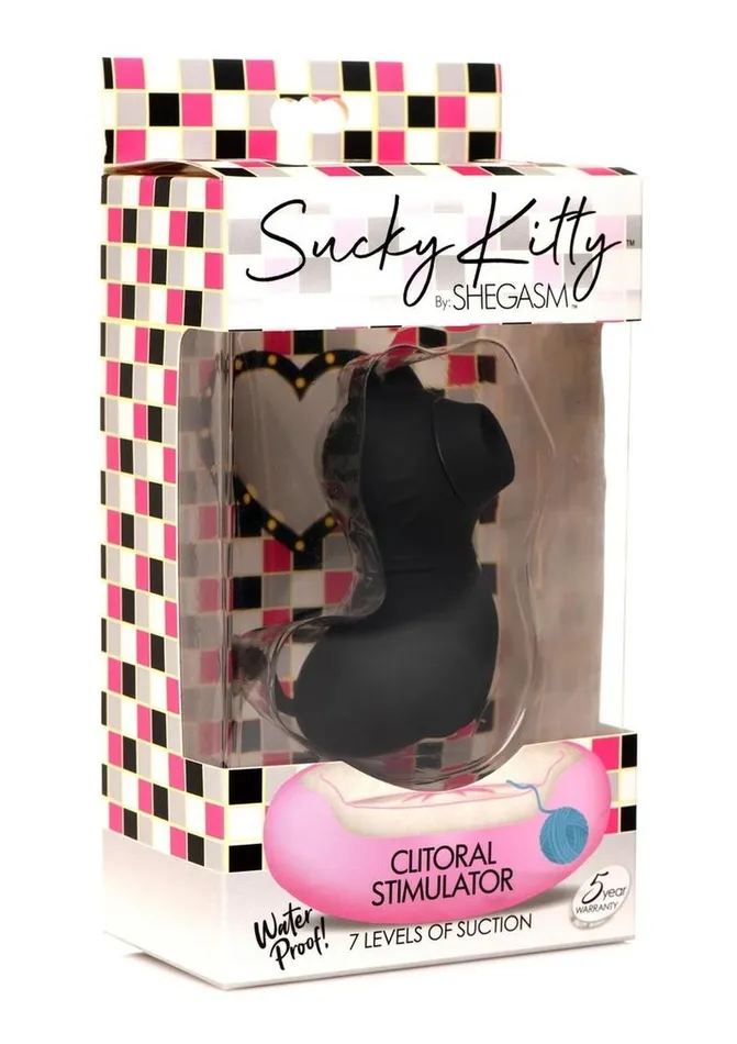 Female Sex Toys SHEGASM Shegasm Sucky Kitty Rechargeable Silicone Clitoral Stimulator