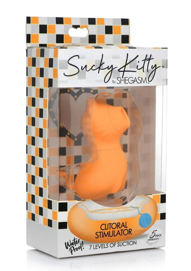 Female Sex Toys SHEGASM Shegasm Sucky Kitty Rechargeable Silicone Clitoral Stimulator