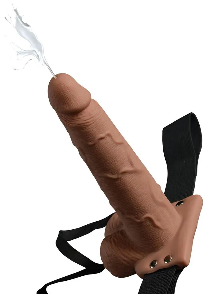 Fetish Fantasy Series Female Sex Toys Fetish Fantasy Series Hollow Squirting StrapOn Dildo with Balls and Harness Fetish Fantasy Series Female Sex Toys Fetish Fantasy Series Hollow Squirting StrapOn Dildo with Balls and Harness
