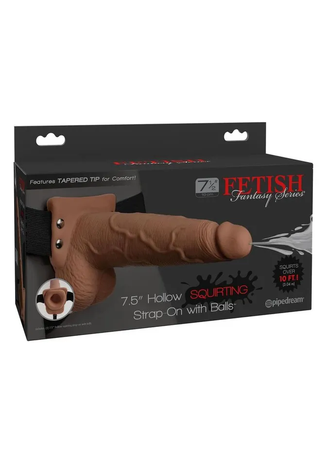 Fetish Fantasy Series Female Sex Toys Fetish Fantasy Series Hollow Squirting StrapOn Dildo with Balls and Harness Fetish Fantasy Series Female Sex Toys Fetish Fantasy Series Hollow Squirting StrapOn Dildo with Balls and Harness