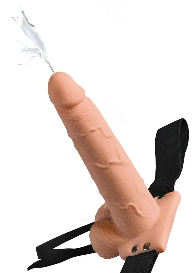 Fetish Fantasy Series Female Sex Toys Fetish Fantasy Series Hollow Squirting StrapOn Dildo with Balls and Harness Fetish Fantasy Series Female Sex Toys Fetish Fantasy Series Hollow Squirting StrapOn Dildo with Balls and Harness