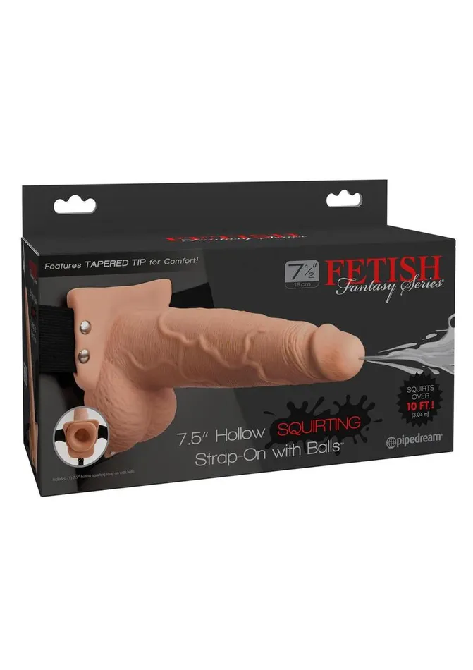 Fetish Fantasy Series Female Sex Toys Fetish Fantasy Series Hollow Squirting StrapOn Dildo with Balls and Harness Fetish Fantasy Series Female Sex Toys Fetish Fantasy Series Hollow Squirting StrapOn Dildo with Balls and Harness