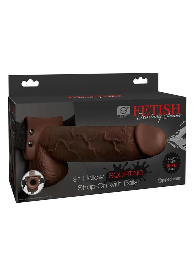 Fetish Fantasy Series Female Sex Toys Fetish Fantasy Series Hollow Squirting StrapOn Dildo with Balls and Harness Fetish Fantasy Series Female Sex Toys Fetish Fantasy Series Hollow Squirting StrapOn Dildo with Balls and Harness