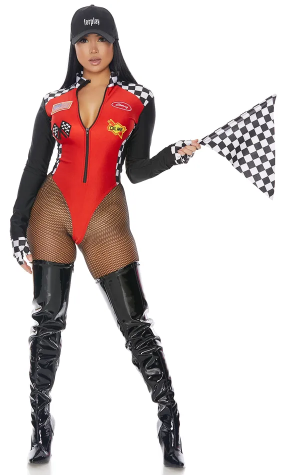 Forplay Inc Wanna Race Sexy Racer Costume Vibrators Forplay Inc Wanna Race Sexy Racer Costume Vibrators