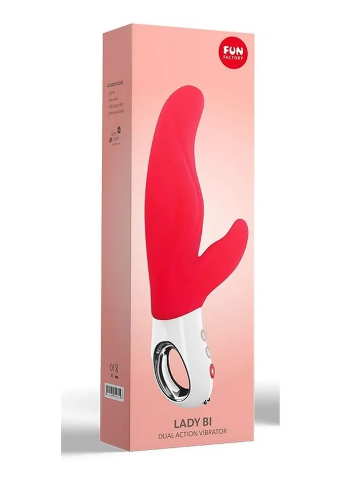 Fun Factory Female Sex Toys Lady Bi Silicone Vibrator with Clitoral Stimulator India Fun Factory Female Sex Toys Lady Bi Silicone Vibrator with Clitoral Stimulator India