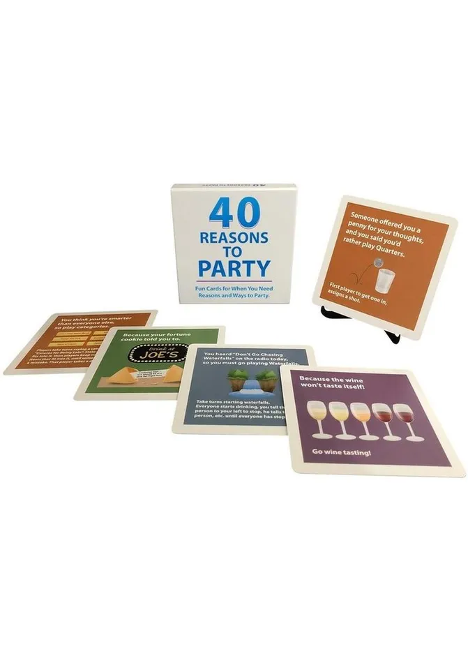 Games 40 Reasons to Party Card Game Kheper Games