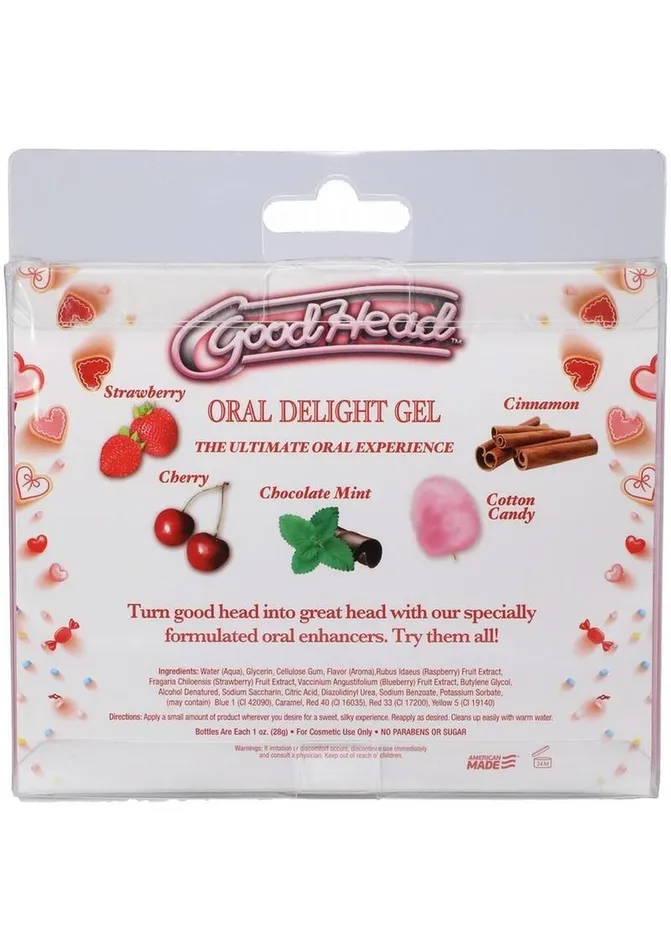 Goodhead Oral Delight Gel Assorted Flavors GoodHead Enhancers