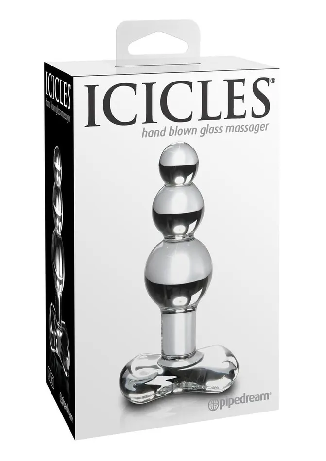 Icicles No 47 Beaded Glass Anal Plug Icicles Anal