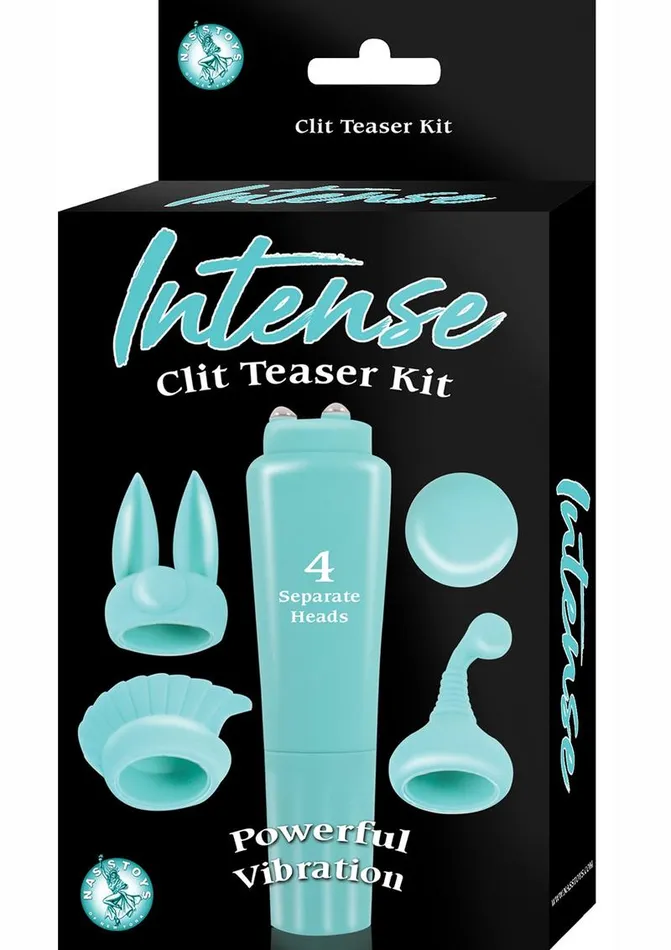 Intense Female Sex Toys Intense Clit Teaser Kit Mini Vibrator with Silicone Attachments Intense Female Sex Toys Intense Clit Teaser Kit Mini Vibrator with Silicone Attachments