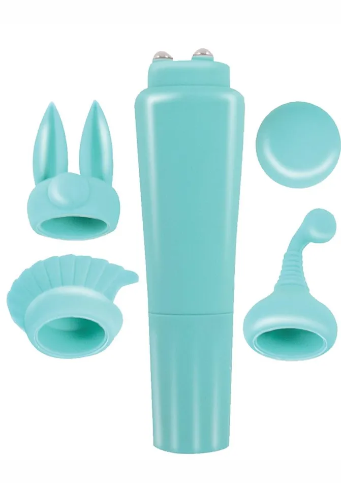 Intense Female Sex Toys Intense Clit Teaser Kit Mini Vibrator with Silicone Attachments Intense Female Sex Toys Intense Clit Teaser Kit Mini Vibrator with Silicone Attachments