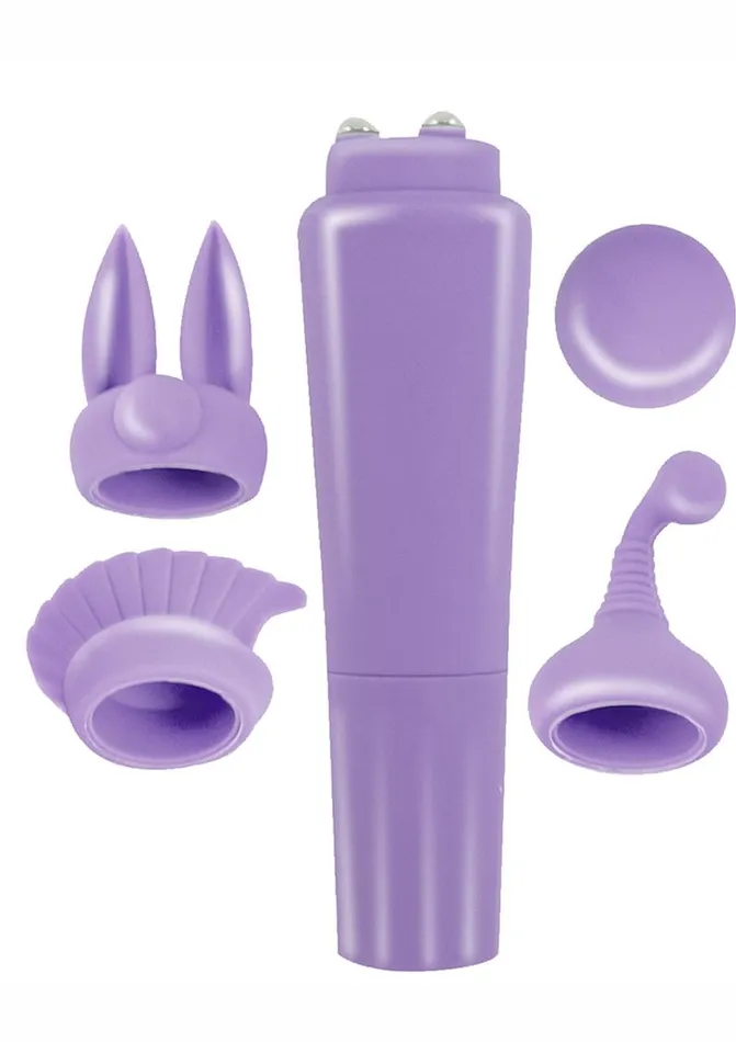 Intense Female Sex Toys Intense Clit Teaser Kit Mini Vibrator with Silicone Attachments Intense Female Sex Toys Intense Clit Teaser Kit Mini Vibrator with Silicone Attachments