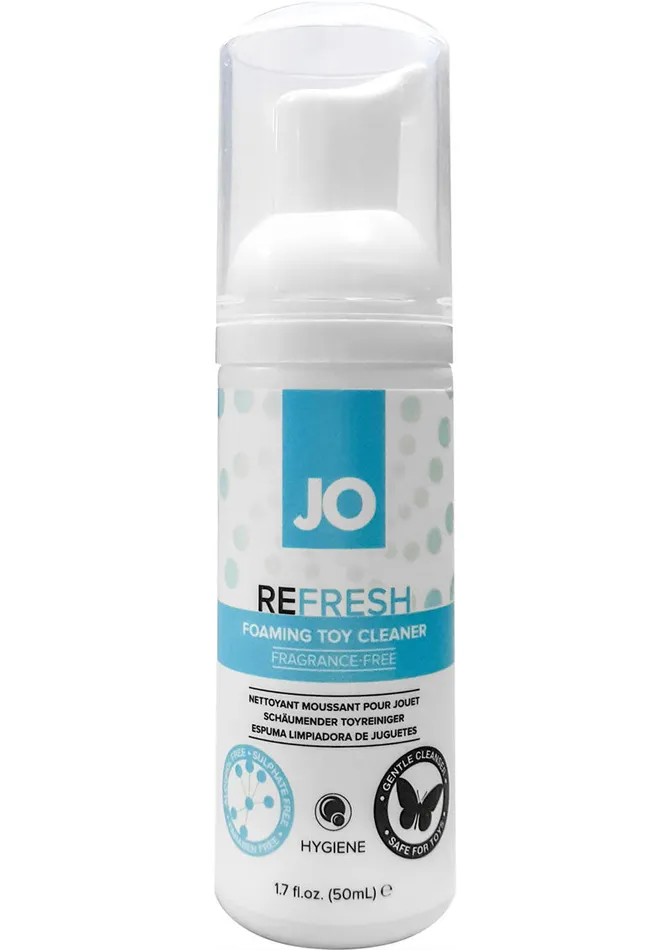 JO Refresh Foaming Toy Cleaner Fragrance Free System JO Vibrators