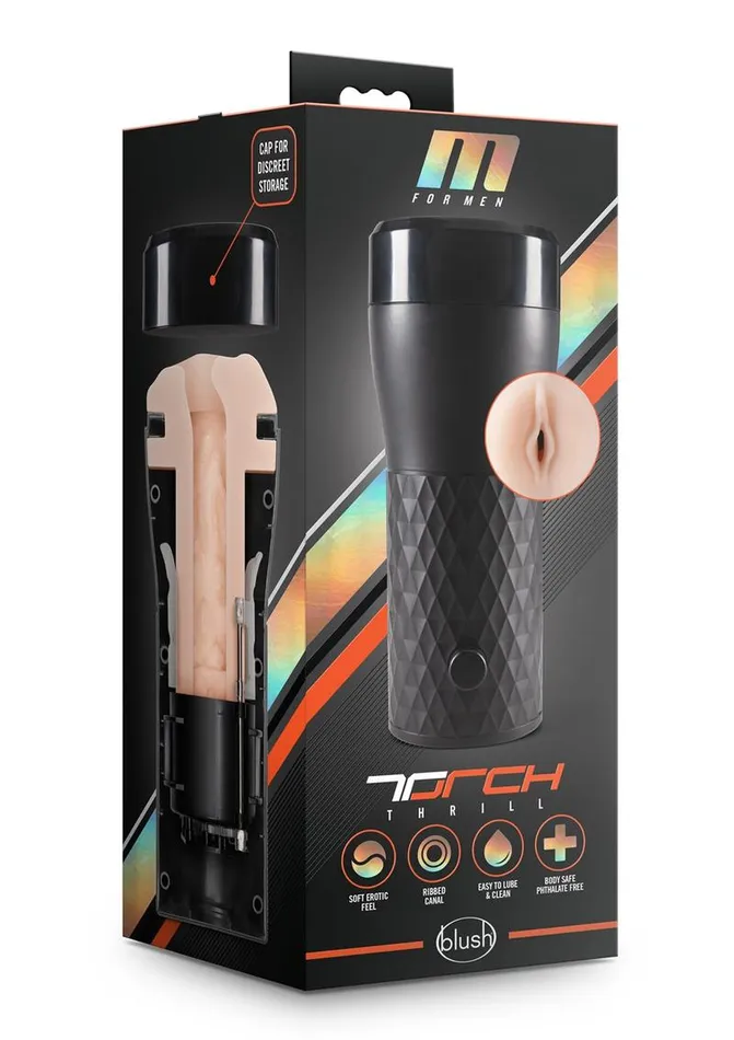 M for Men Male Sex Toys M For Men Torch Thrill Masturbator M for Men Male Sex Toys M For Men Torch Thrill Masturbator