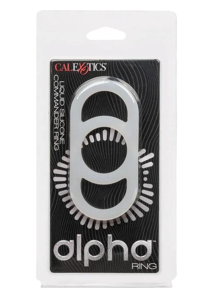 Male Sex Toys Alpha Alpha Liquid Silicone Commander Ring