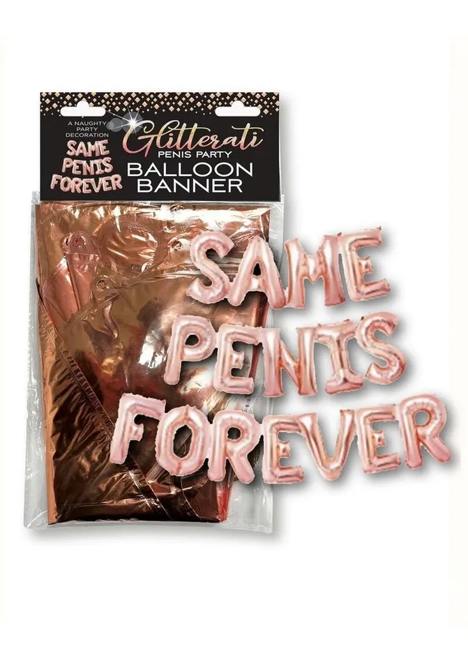 Male Sex Toys Candyprints Party Glitterati Same Penis Balloon Banner
