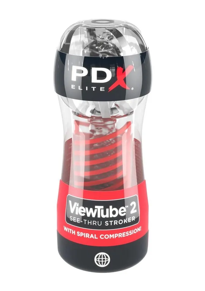 Male Sex Toys Pdx Elite Viewtube 2 Rechargeable Stroker PDX Elite