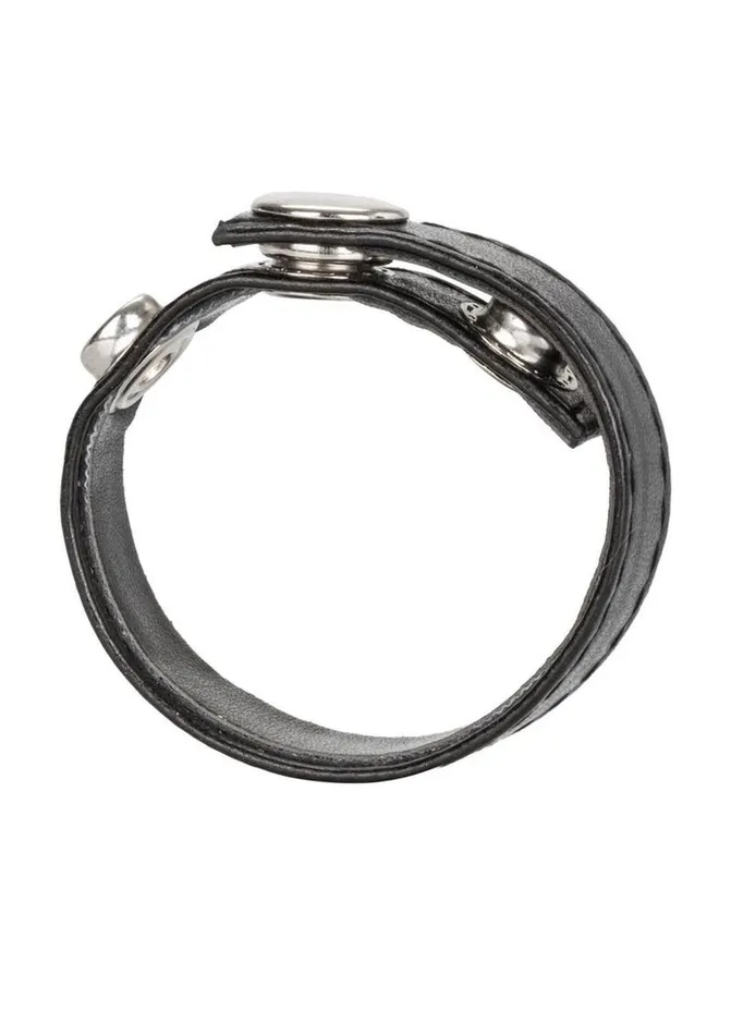 Male Sex Toys Rings Leather 3 Snap Ring Cock