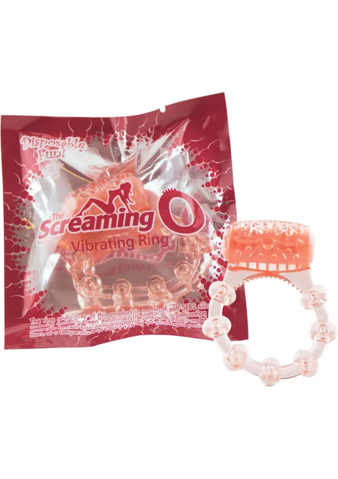 Male Sex Toys Screaming O Ring Vibrating Disposable Screaming O