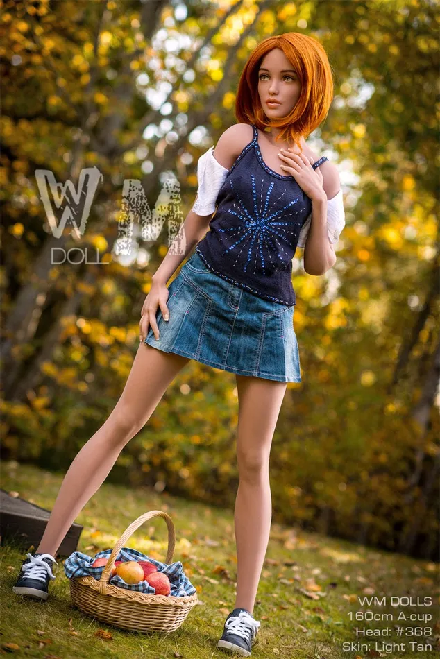 Male Sex Toys WM Doll US In Stock 160cm5ft3 ACup New Small Boobs TPE Sex Doll with 368 Head