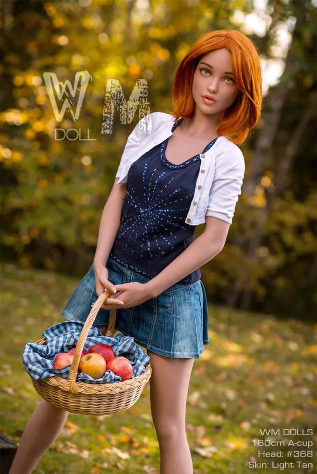 Male Sex Toys WM Doll US In Stock 160cm5ft3 ACup New Small Boobs TPE Sex Doll with 368 Head