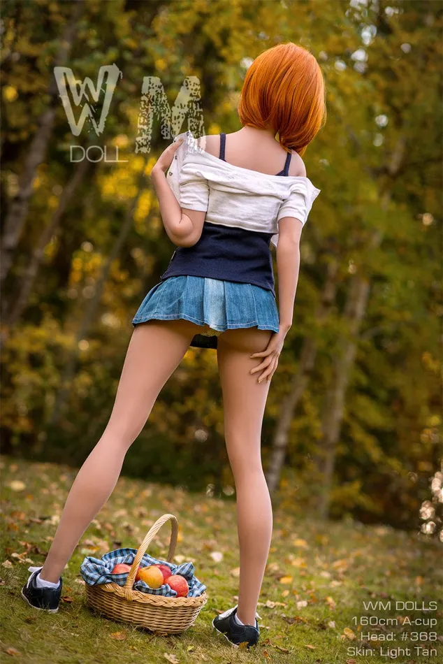 Male Sex Toys WM Doll US In Stock 160cm5ft3 ACup New Small Boobs TPE Sex Doll with 368 Head