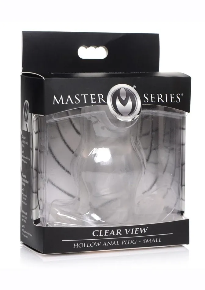 Master Series Male Sex Toys Master Series Clear View Hollow Anal Plug
