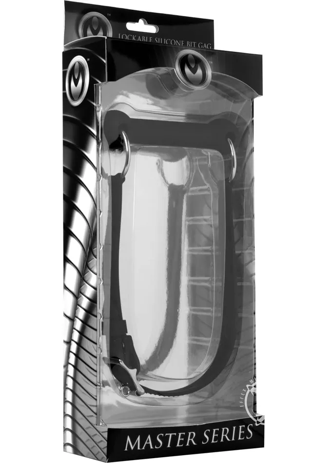 Master Series Male Sex Toys Master Series Mr Ed Locking Silicone Bit Gag